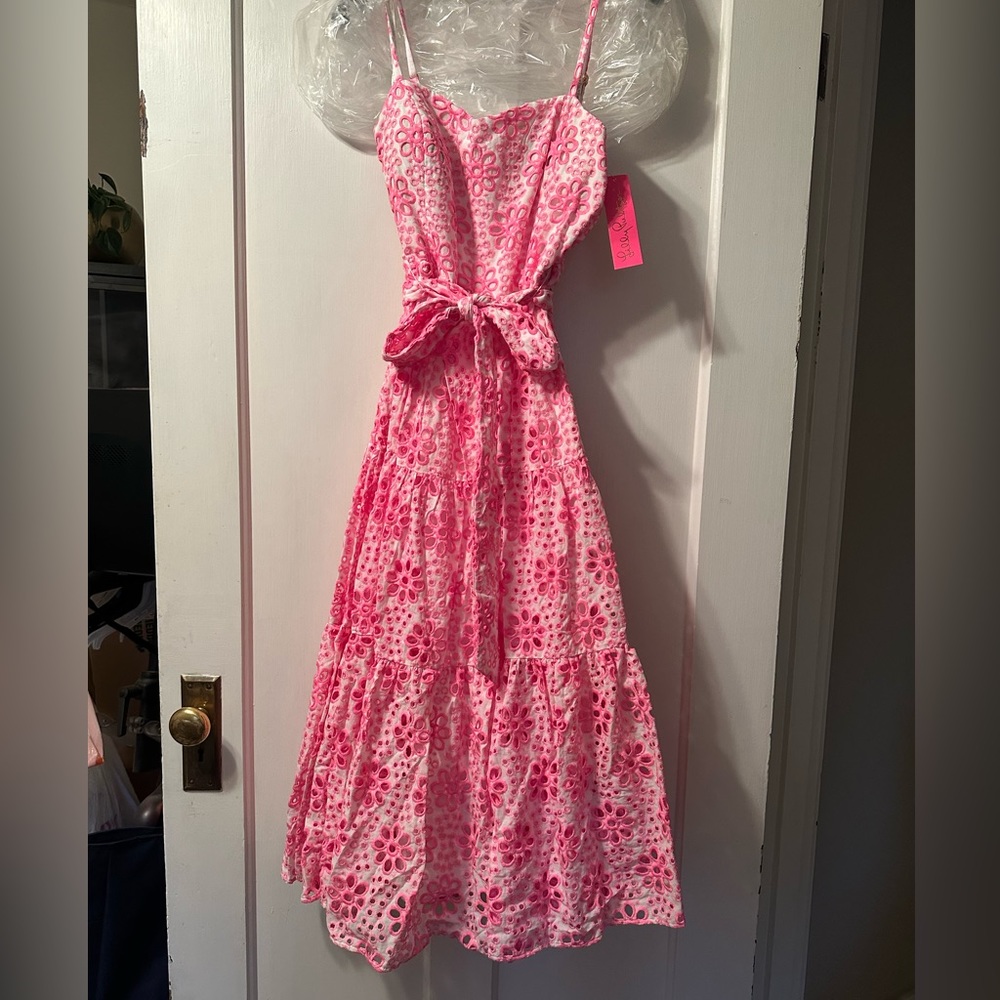 BNWT Lilly Pulitzer Edith Eyelet Dress - Picture 4 of 7